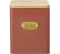 Банка для хранения муки Smart Solutions Irmel, 3,2 л, терракота SS0000214