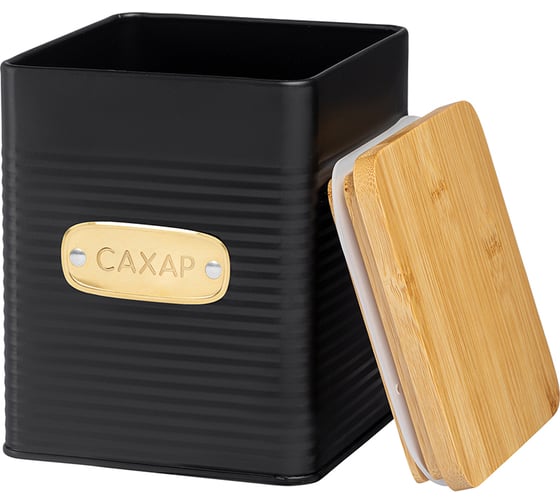 Банка для хранения сахара Smart Solutions Irmel, 1,7 л, графит SS0000195
