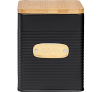 Банка для хранения соли Smart Solutions Irmel, 1,7 л, графит SS0000204