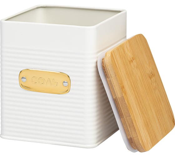 Банка для хранения соли Smart Solutions Irmel, 1,7 л, молочная SS0000203