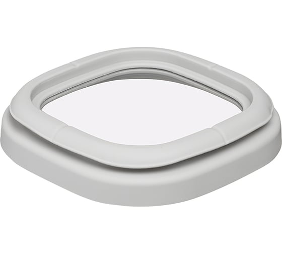 Банка для хранения Smart Solutions стеклянная, с крышкой, 500 мл, светло-серая SS0000232