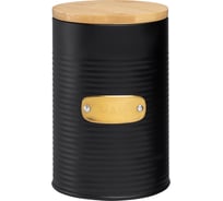 Банка для хранения чая Smart Solutions Irmel, 1,3 л, графит SS0000182