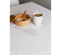 Сервировочные прозрачные салфетки Protect на стол, плейсматы, защитная салфетка 20х20x0,05 см 5 шт 10143