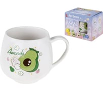 Кружка керамическая PERFECTO LINEA Sweet fruits, авокадо 350 мл 17-401113