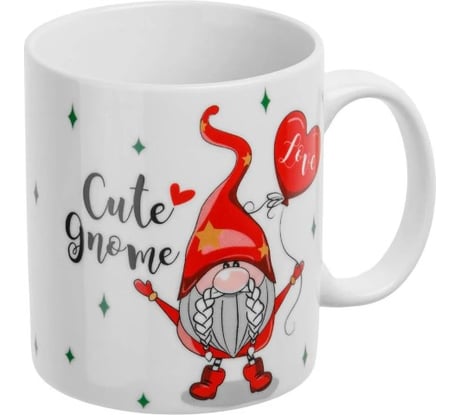 Кружка керамическая PERFECTO LINEA CUTE GNOME-3 в коробке, 350 мл 30-202523