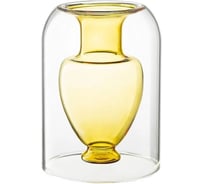 Ваза Bergenson Bjorn Muse, 16 см, янтарная BB0000861