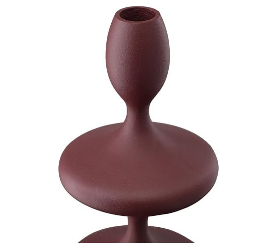 Подсвечник Bergenson Bjorn Vivlend, 20 см, винный BB0000869