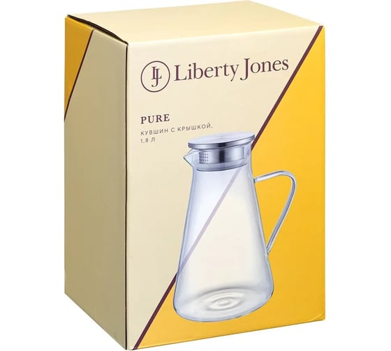Кувшин с крышкой Liberty Jones Pure 1,8 л LJ0000373