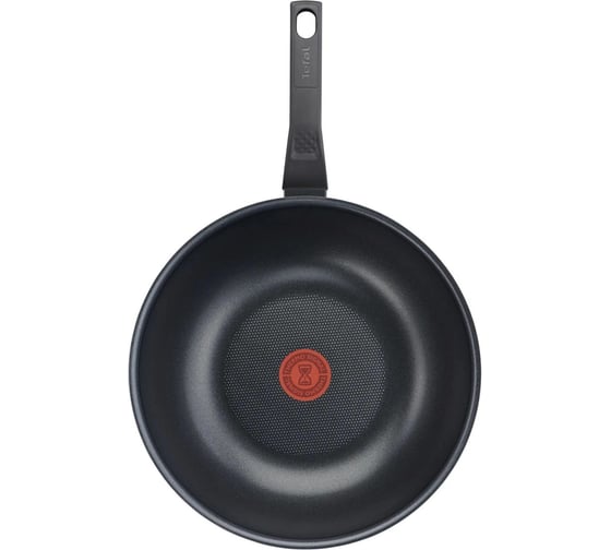 Сковорода ВОК (WOK) TEFAL Easy Plus 4237628 круглая, 28 см, ручка несъемная, без крышки, черный, 910005409 2030097
