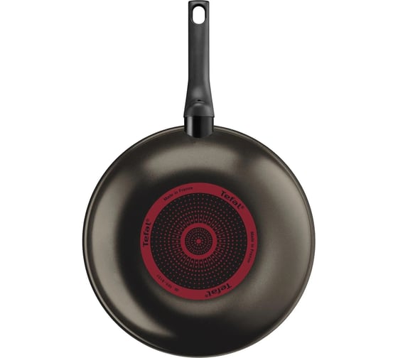 Сковорода ВОК (WOK) TEFAL Easy Plus 4237628 круглая, 28 см, ручка несъемная, без крышки, черный, 910005409 2030097