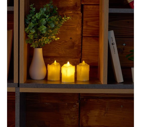 Декоративные свечи Uniel ULD-F062 WW CANDLE SET3 UL-00012457