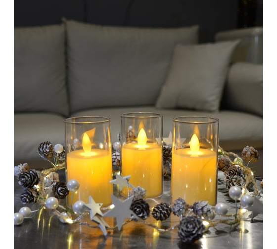 Декоративные свечи Uniel ULD-F064 WW CANDLE SET3 UL-00012456