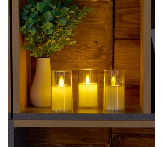 Декоративные свечи Uniel ULD-F064 WW CANDLE SET3 UL-00012456
