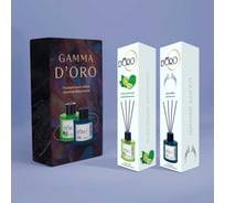 Подарочный набор аромадиффузоров для дома Gamma D'oro Дикий ангел 55 мл + Бодрящий бергамот 55 мл УТ-00001373