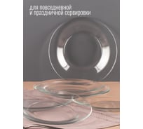 Набор тарелок десертных ООО ОСЗ СИМПАТИЯ 6 шт, 20 см 16C1888-6