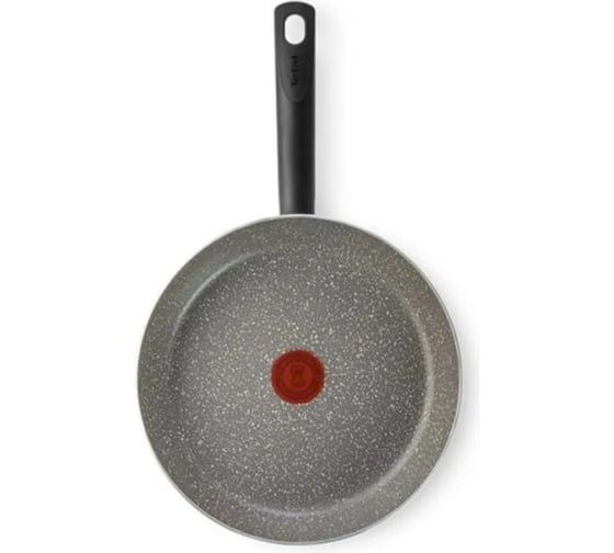 Сковорода TEFAL Natural Cook 04213128 круглая 28 см, покрытие Mineralia, ручка несъемная, (без крышки) серый 2023774
