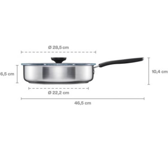 Сотейник FISKARS с керамическим покрытием 26 см Functional Form 1072314