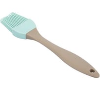 Кисточка кулинарная Regent inox силиконовая, 17 см, бежевая с мятным, Linea Silicone 93-SI-CU-11.9