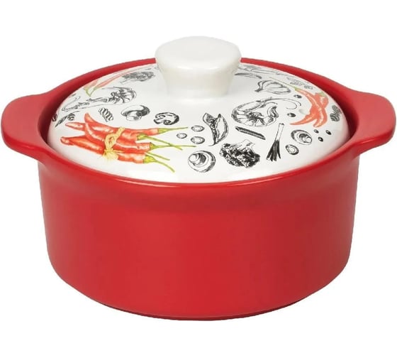 Кастрюля appetite Chilli керамика, 1,3 л CS1808-CH 1