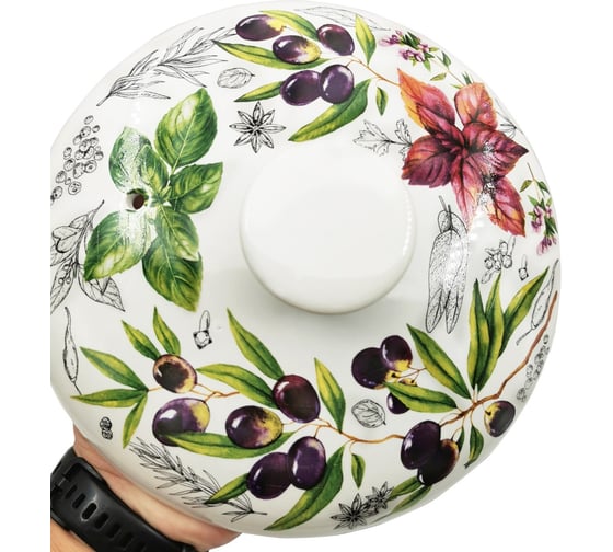 Кастрюля appetite Basilic керамика, 1,6 л CS2009-BS