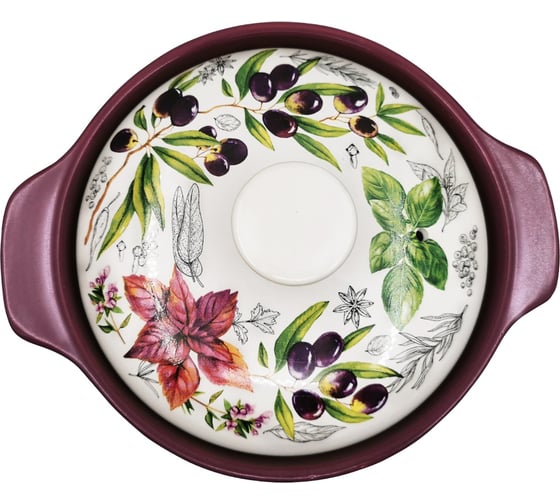 Кастрюля appetite Basilic керамика, 1,6 л CS2009-BS