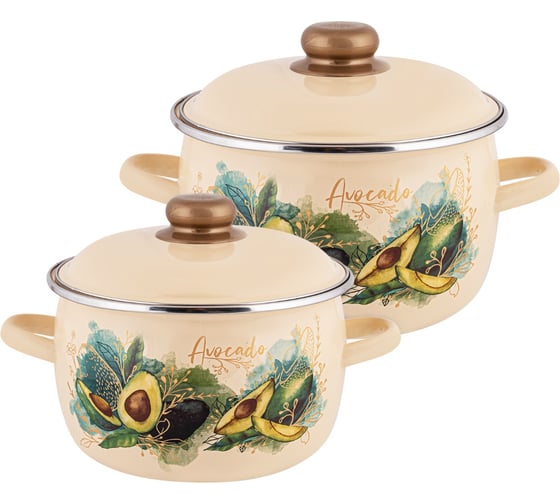 Набор appetite Avocado эмаль, 2 предмета N41P123