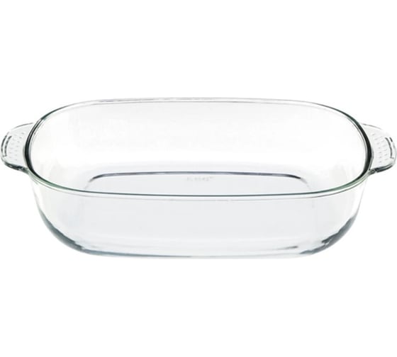 Форма appetite стеклянная прямоугольная 38x25.5x6.5 см, 3.8 л с ручками PLG38