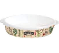 Форма appetite керамика овальная 31x25x6 см Бергамо BER075