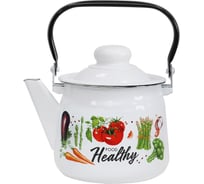 Чайник appetite эмалированная сталь 1.5 л без свистка Veggies 01-2708/4М