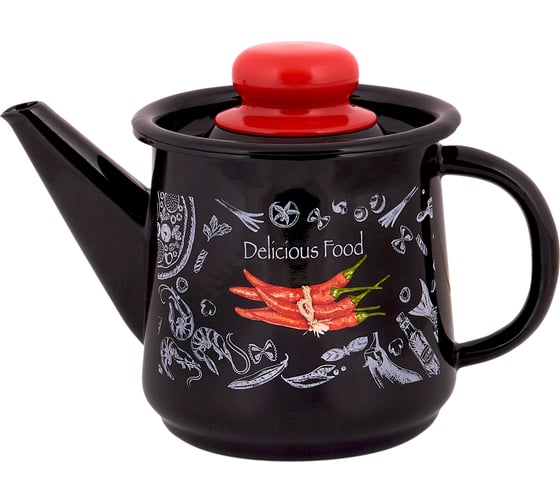 Чайник appetite эмалированная сталь 1 л без свистка Chilli TM 1с202с