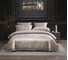 Комплект постельного белья Arya Home Arya Diamond Сатин 2 спальный 200x220 cм Paisley серый 8680943247070 1