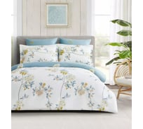 Комплект постельного белья Arya Home Arya Alamode 2 спальный 200x220 cм Harvest светло-голубой 8680943244055