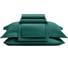 Комплект постельного белья Arya Home Arya Vip из однотонного сатина Семейный 160x220 cм зеленый 8680943231086 2