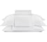 Комплект постельного белья Arya Home Arya Vip из однотонного сатина Семейный 160x220 cм белый 8680943231048 2