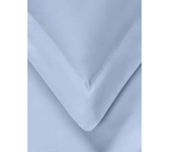 Комплект постельного белья Arya Home Arya Vip из однотонного сатина Семейный 160x220 cм светло-синий 8680943231130
