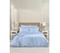 Комплект постельного белья Arya Home Arya Vip из однотонного сатина Семейный 160x220 cм светло-синий 8680943231130 1