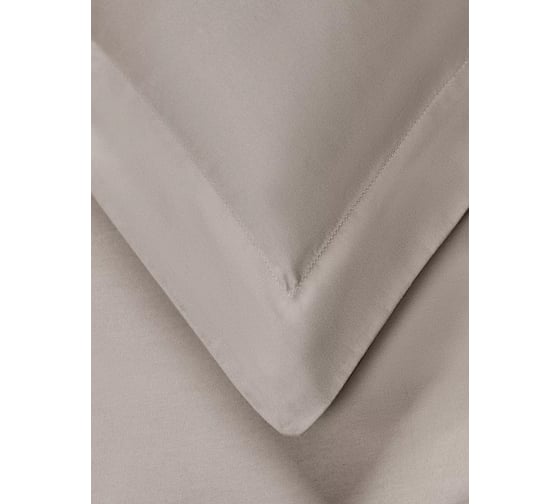 Комплект постельного белья Arya Home Arya Vip из однотонного сатина 1.5 спальный 160x220 cм светло-серый 8680943244277