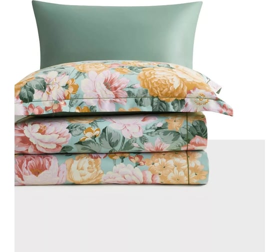 Комплекты постельного белья Arya Home из сатина Arya Exclusive 2 спальный 200x220 cм Charm зеленый 8680943246950