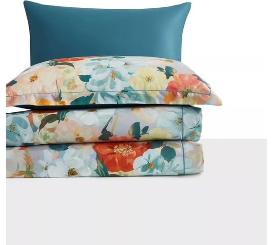 Комплекты постельного белья Arya Home из сатина Arya Exclusive 1.5 спальный 160x220 cм Sunset синий 8680943246929