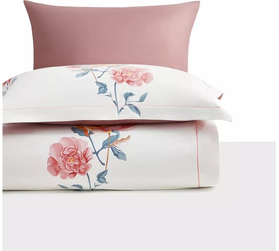 Комплекты постельного белья Arya Home из сатина Arya Exclusive 1.5 спальный 160x220 cм Rainbow белый, розовый 8680943246899