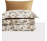 Комплекты постельного белья Arya Home из сатина Arya Exclusive 2 спальный 200x220 cм Cherish белый, светло-коричневый 8680943246981 4