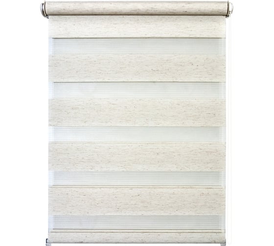 Рулонная штора день-ночь УЮТ КАНЗАС 40х160 см, натуральный УТ000057392 1