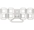 LED часы-будильник Perfeo LUMINOUS 2 белый корпус, белая подсветка 30014749 2