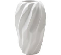Декоративная ваза Вещицы Вихрь, 135х135х250 мм, белый Cha16-M