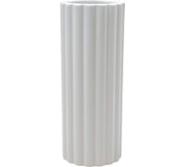 Декоративная ваза Вещицы Симметрия, 100х100х250 мм, белый Cha25-M