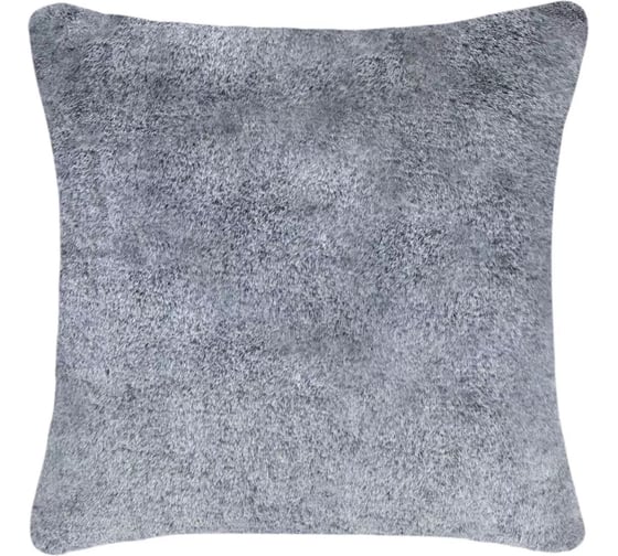 Наволочка Arya Home Atlas Кролик Искусственный мех 45x45 Черный 8680943098061