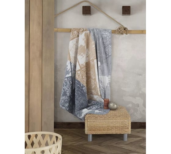 Плед Arya Home Arya Maple Хлопок 150x200 Серый 8680943253767