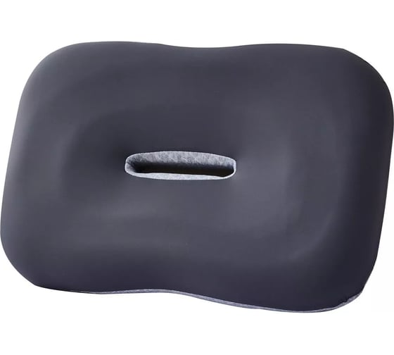 Подушка Arya Home Arya с эффектом памяти, 60x40, Memory Foam Ear Relax, темно-серый, серый 8680943247407