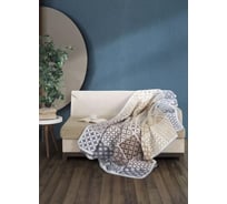 Плед Arya Home Arya Хлопок 200x220 Puzle Бежевый 8680943253835