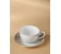 Чайный набор Arya Home Arya из костяного фарфора, 12 предметов, Selena белый, золотой 8680943243249 2